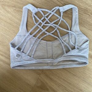 SOLD Lululemon white sports bra